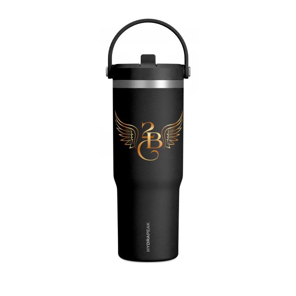 Gold Winged Monogram B Tumbler | 32oz Nomad Tumbler